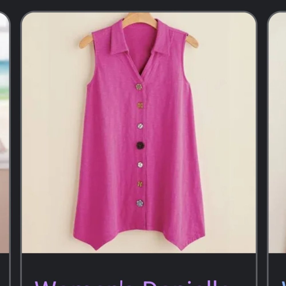 Soft Surroundings Button Tank - image 2